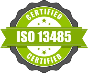 ISO 13485:2016 certified